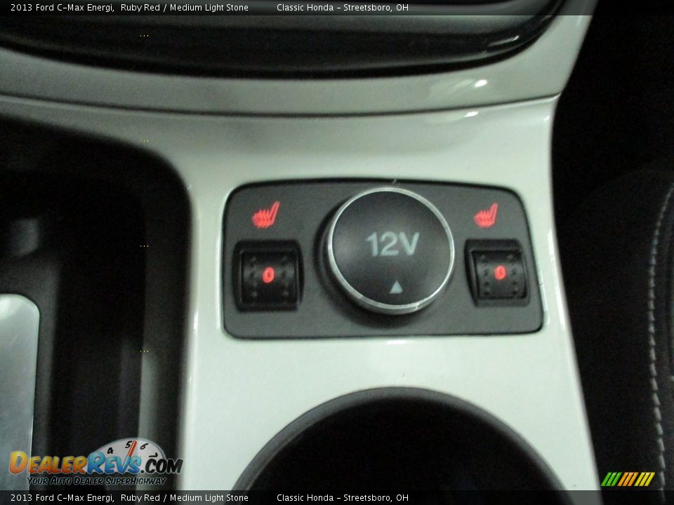 2013 Ford C-Max Energi Ruby Red / Medium Light Stone Photo #32