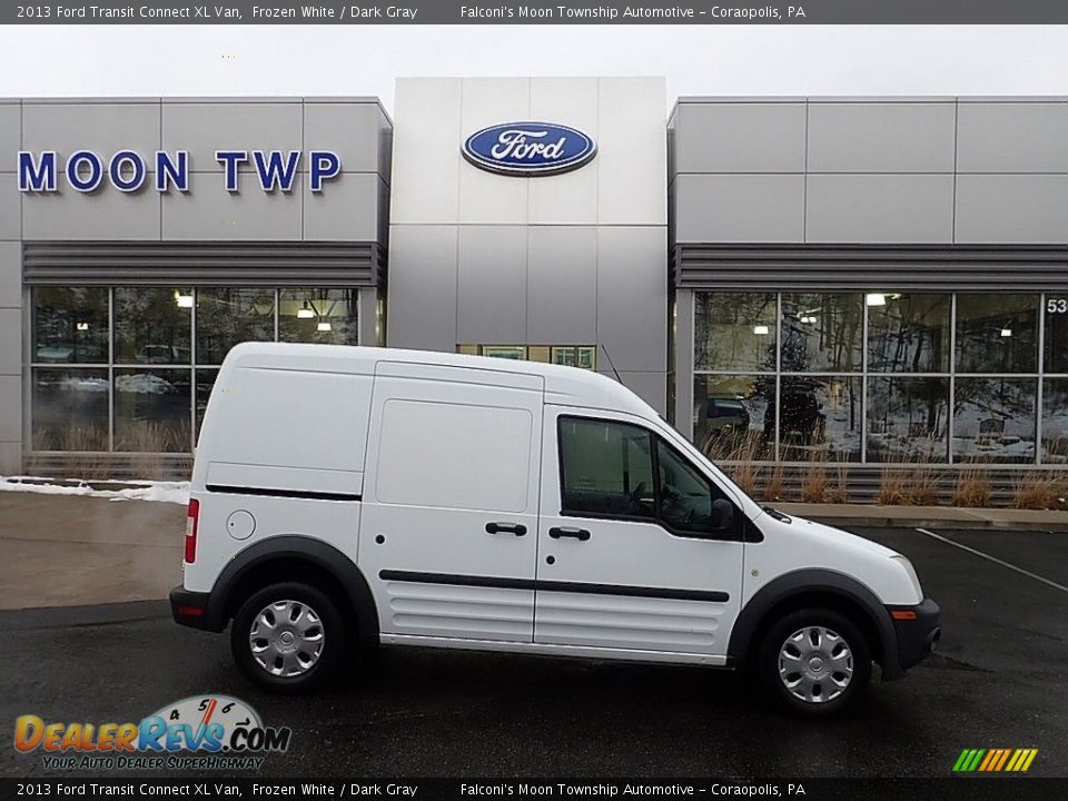 2013 Ford Transit Connect XL Van Frozen White / Dark Gray Photo #1
