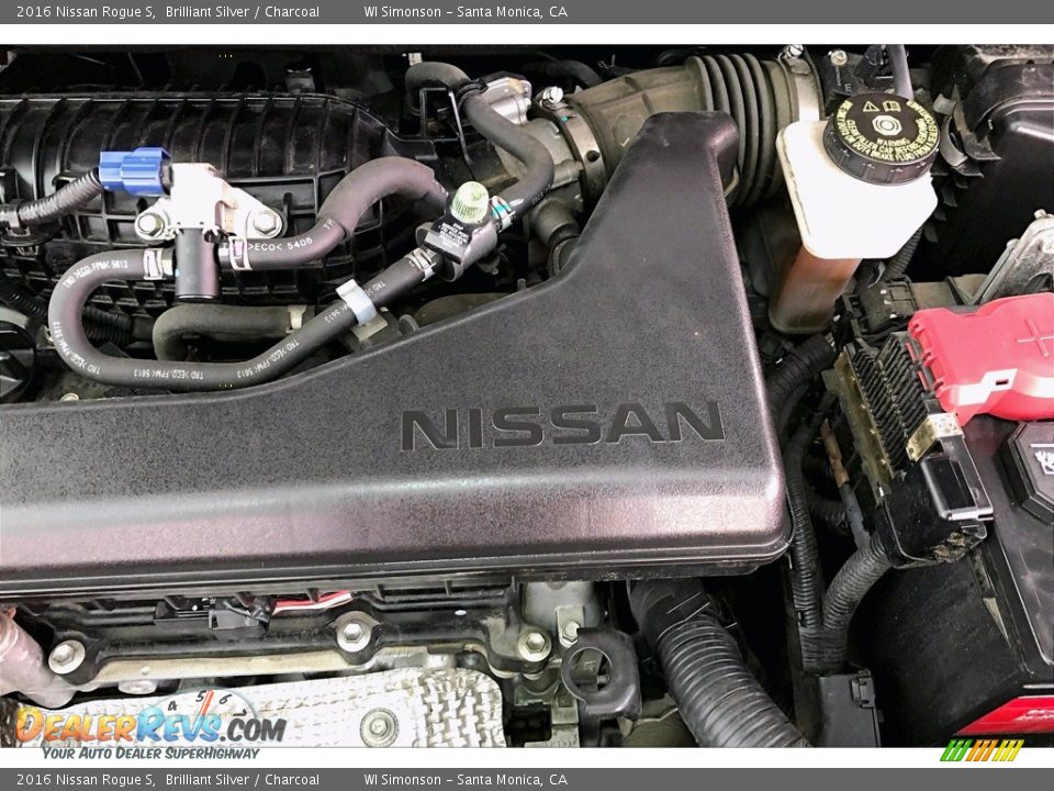 2016 Nissan Rogue S 2.5 Liter DOHC 16-Valve CVTCS 4 Cylinder Engine Photo #31