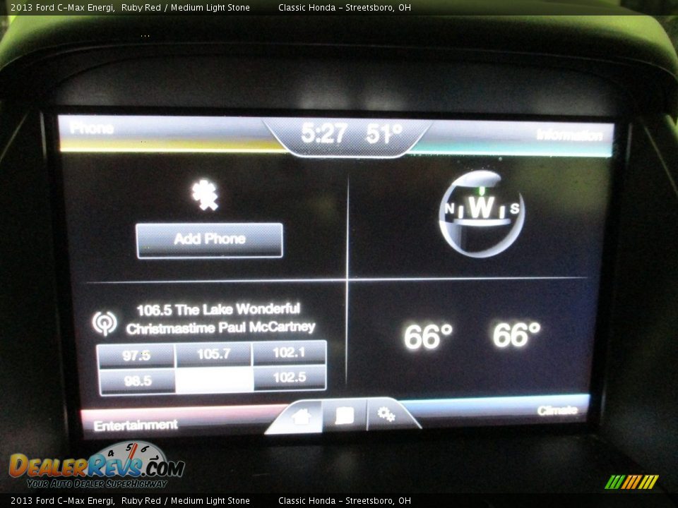 2013 Ford C-Max Energi Ruby Red / Medium Light Stone Photo #36