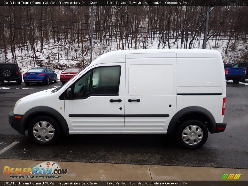 2013 Ford Transit Connect XL Van Frozen White / Dark Gray Photo #5