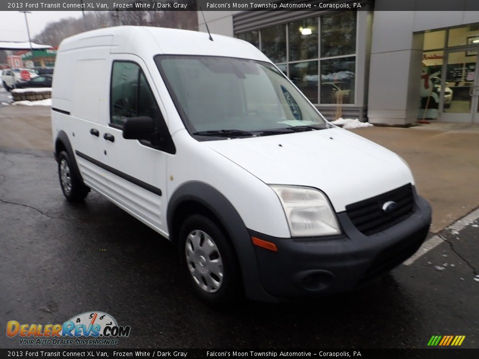 2013 Ford Transit Connect XL Van Frozen White / Dark Gray Photo #8