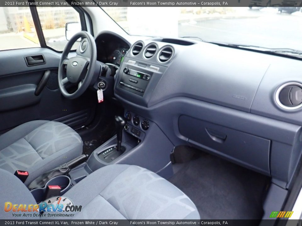 2013 Ford Transit Connect XL Van Frozen White / Dark Gray Photo #11