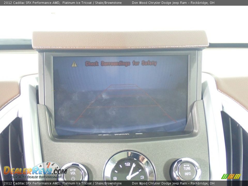 2012 Cadillac SRX Performance AWD Platinum Ice Tricoat / Shale/Brownstone Photo #2
