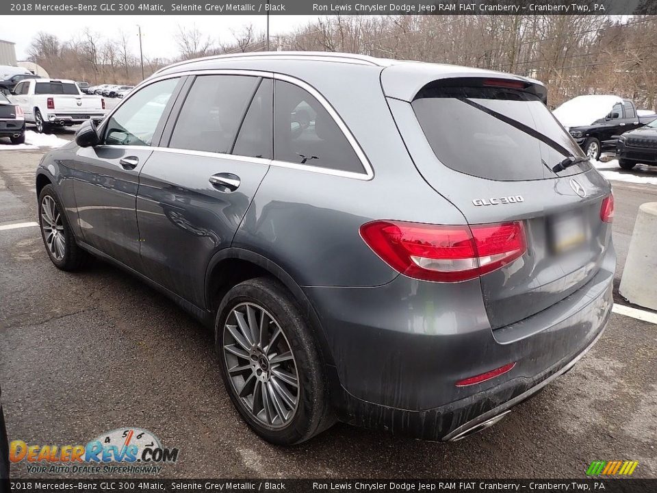 2018 Mercedes-Benz GLC 300 4Matic Selenite Grey Metallic / Black Photo #4