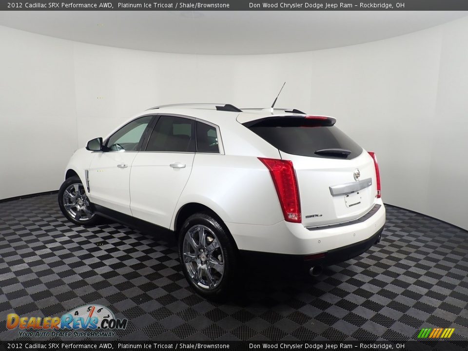 2012 Cadillac SRX Performance AWD Platinum Ice Tricoat / Shale/Brownstone Photo #4