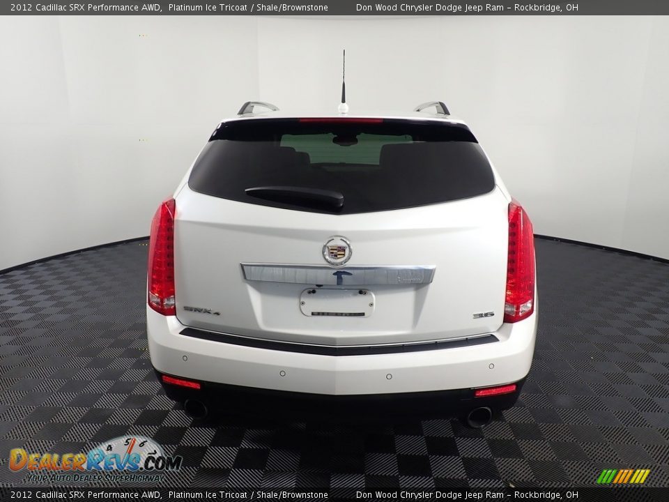 2012 Cadillac SRX Performance AWD Platinum Ice Tricoat / Shale/Brownstone Photo #5