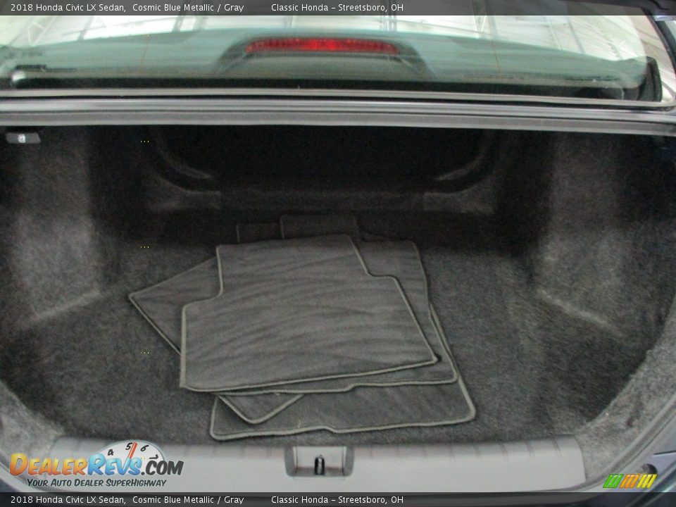 2018 Honda Civic LX Sedan Cosmic Blue Metallic / Gray Photo #20