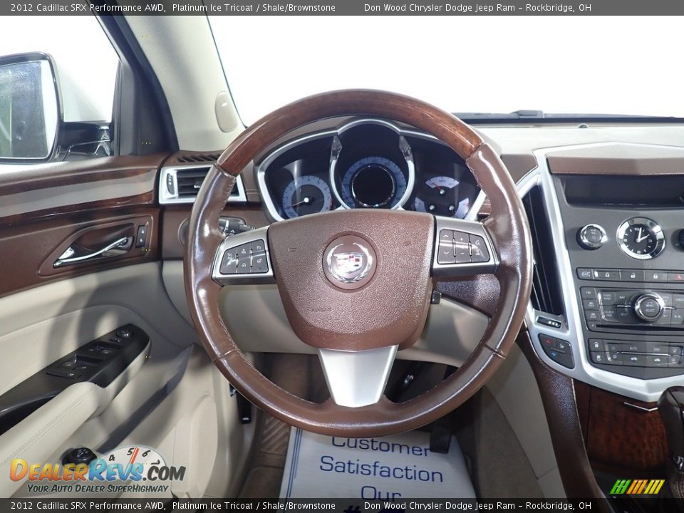 2012 Cadillac SRX Performance AWD Platinum Ice Tricoat / Shale/Brownstone Photo #11