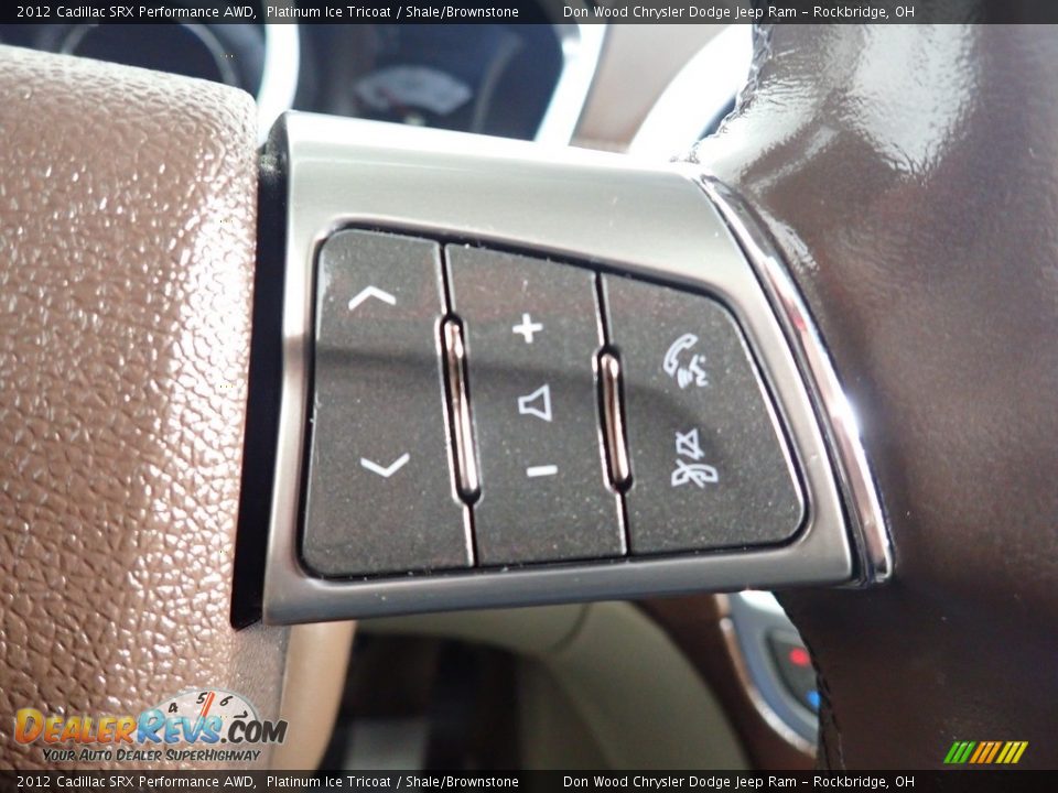 2012 Cadillac SRX Performance AWD Platinum Ice Tricoat / Shale/Brownstone Photo #14