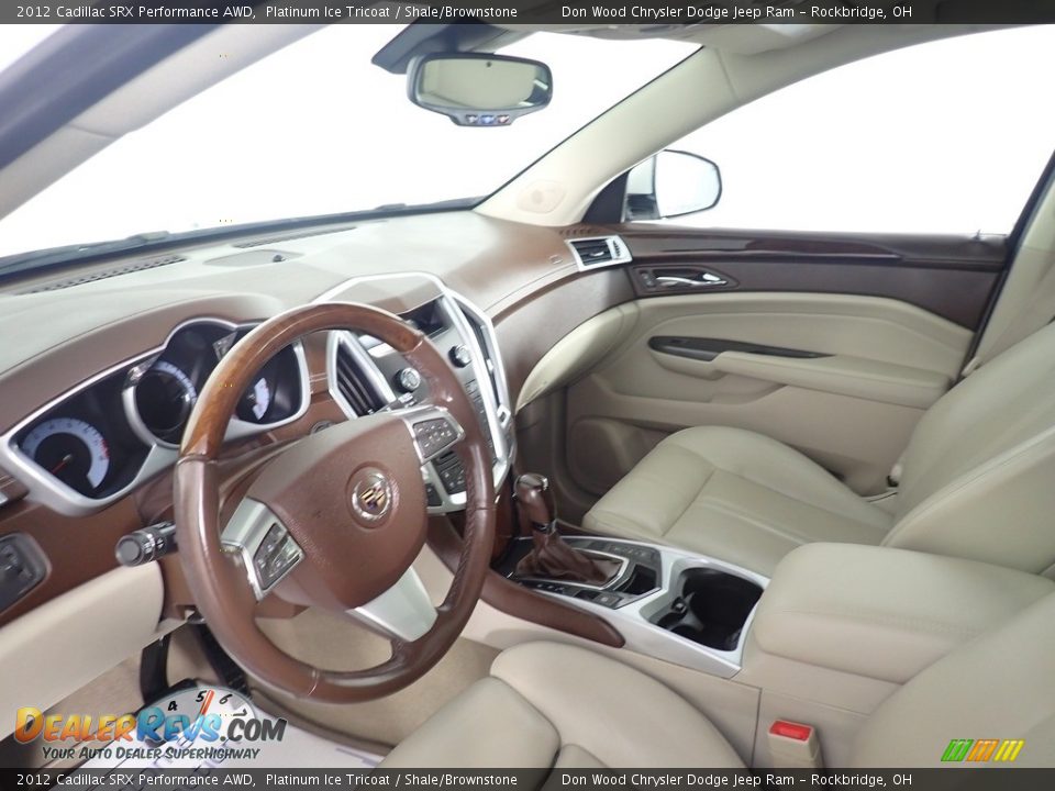 2012 Cadillac SRX Performance AWD Platinum Ice Tricoat / Shale/Brownstone Photo #19