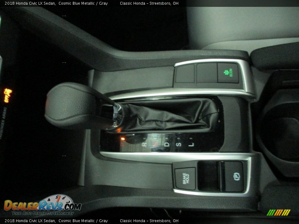 2018 Honda Civic LX Sedan Cosmic Blue Metallic / Gray Photo #32