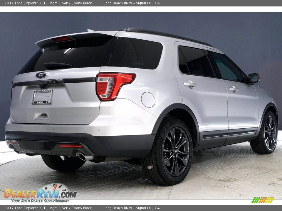 2017 Ford Explorer XLT Ingot Silver / Ebony Black Photo #13