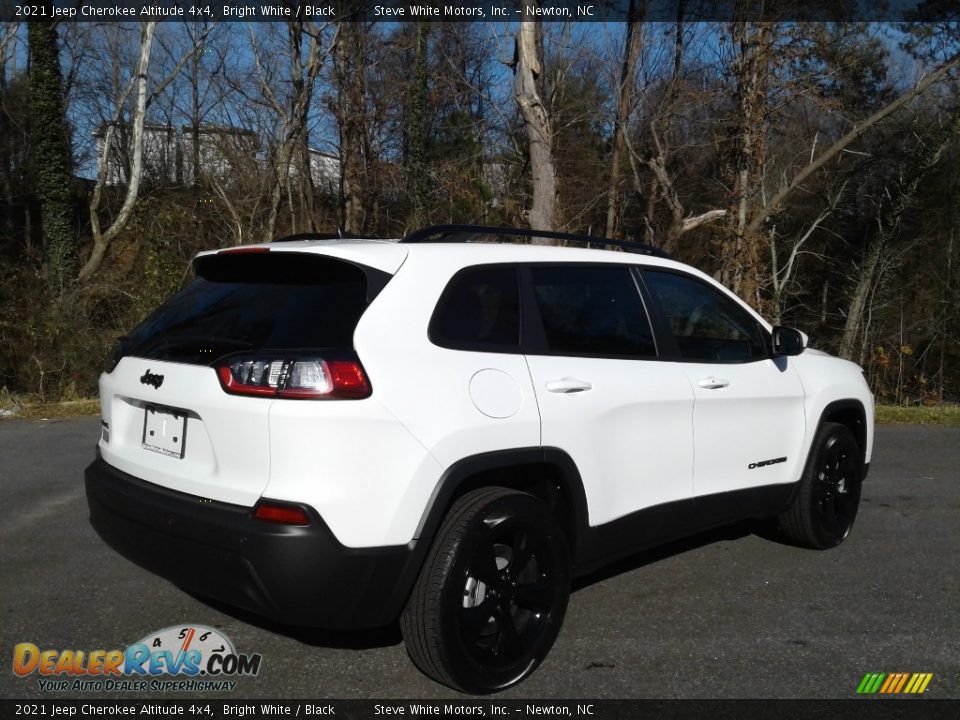 2021 Jeep Cherokee Altitude 4x4 Bright White / Black Photo #7