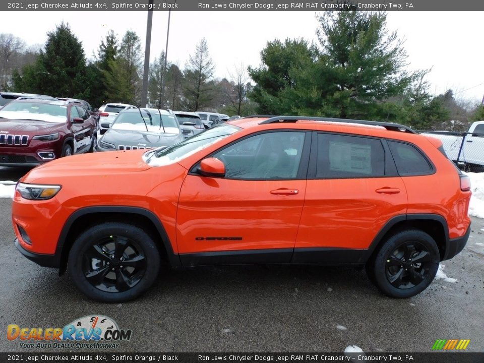 Spitfire Orange 2021 Jeep Cherokee Altitude 4x4 Photo #9