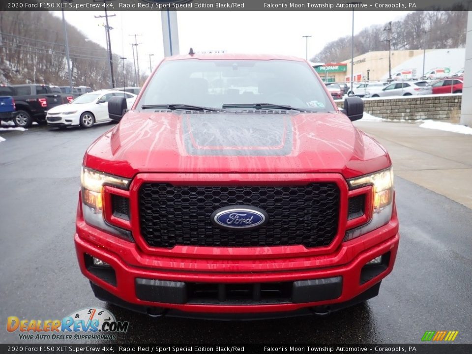 2020 Ford F150 XLT SuperCrew 4x4 Rapid Red / Sport Special Edition Black/Red Photo #7