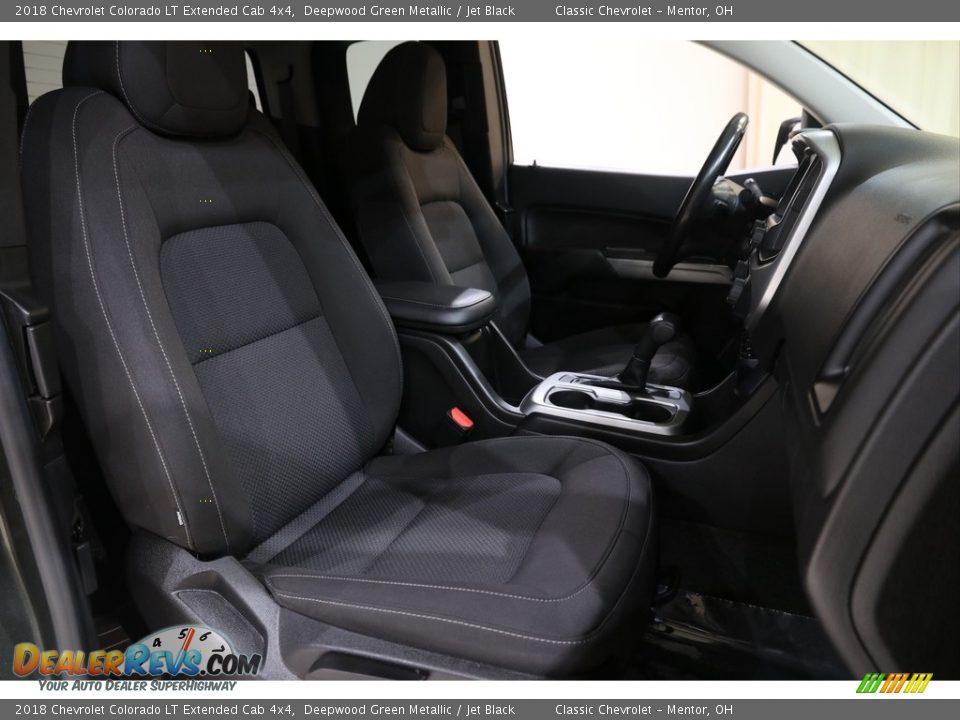 2018 Chevrolet Colorado LT Extended Cab 4x4 Deepwood Green Metallic / Jet Black Photo #19