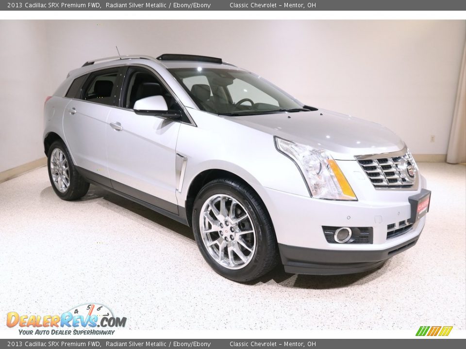 2013 Cadillac SRX Premium FWD Radiant Silver Metallic / Ebony/Ebony Photo #1