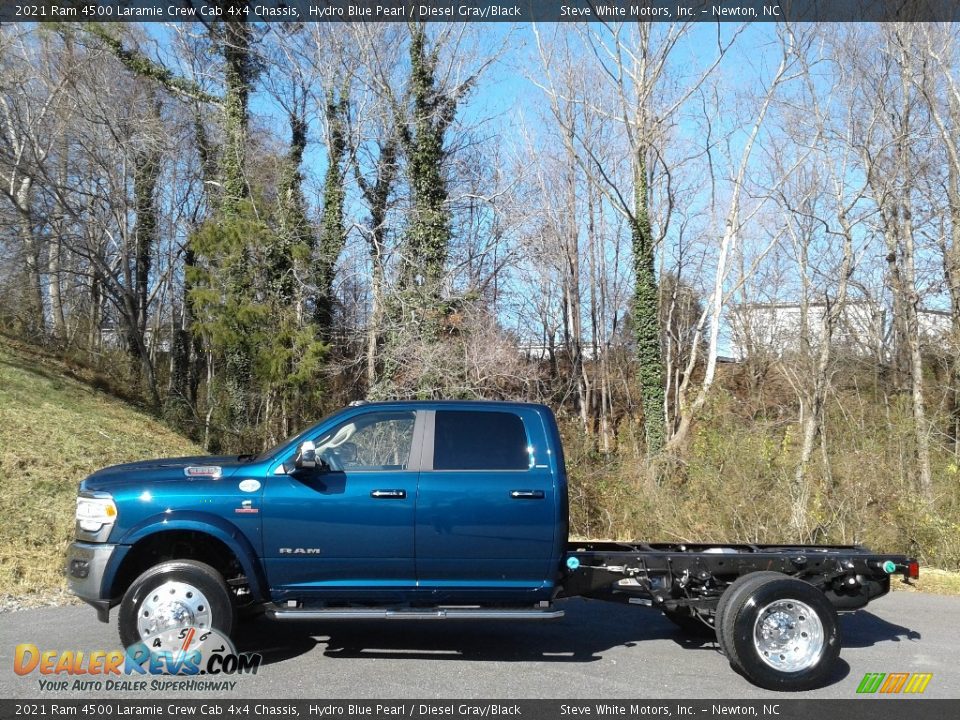 Hydro Blue Pearl 2021 Ram 4500 Laramie Crew Cab 4x4 Chassis Photo #1