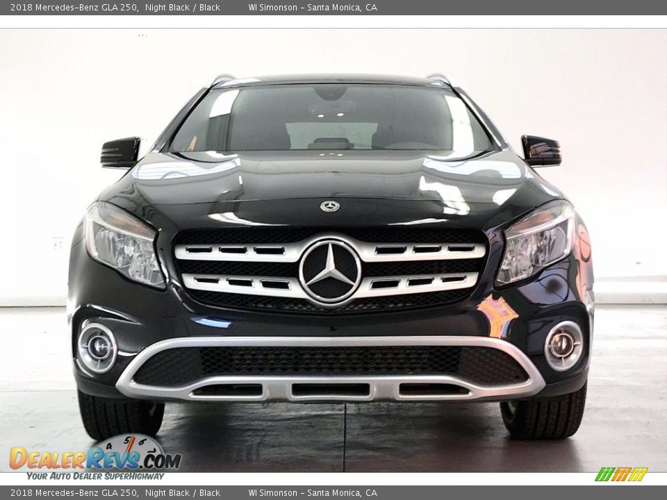 2018 Mercedes-Benz GLA 250 Night Black / Black Photo #2