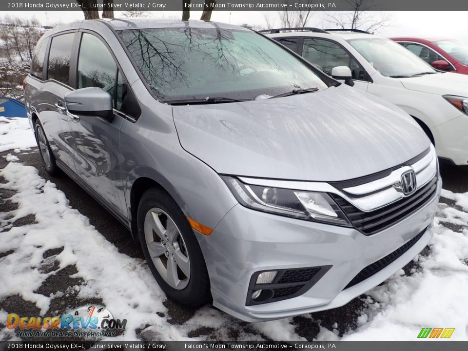 2018 Honda Odyssey EX-L Lunar Silver Metallic / Gray Photo #4