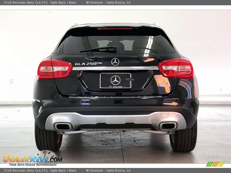 2018 Mercedes-Benz GLA 250 Night Black / Black Photo #3