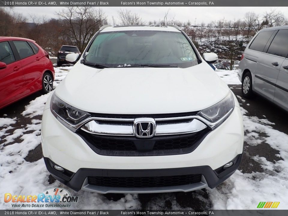 2018 Honda CR-V EX-L AWD White Diamond Pearl / Black Photo #3