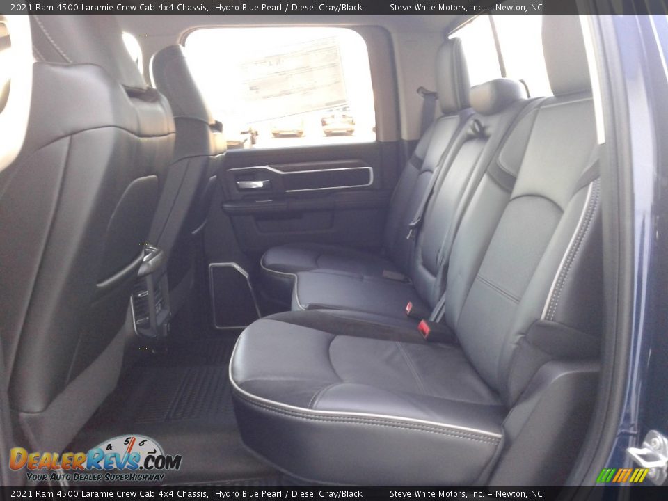 Rear Seat of 2021 Ram 4500 Laramie Crew Cab 4x4 Chassis Photo #13