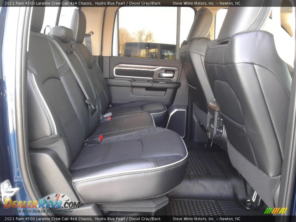 Rear Seat of 2021 Ram 4500 Laramie Crew Cab 4x4 Chassis Photo #16