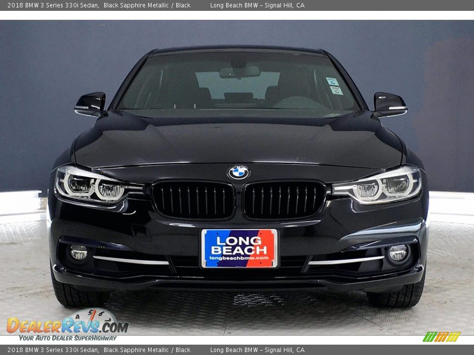 2018 BMW 3 Series 330i Sedan Black Sapphire Metallic / Black Photo #2