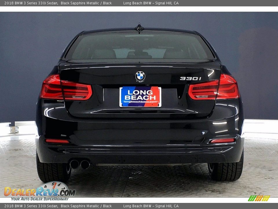 2018 BMW 3 Series 330i Sedan Black Sapphire Metallic / Black Photo #3