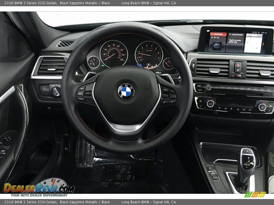 2018 BMW 3 Series 330i Sedan Black Sapphire Metallic / Black Photo #4