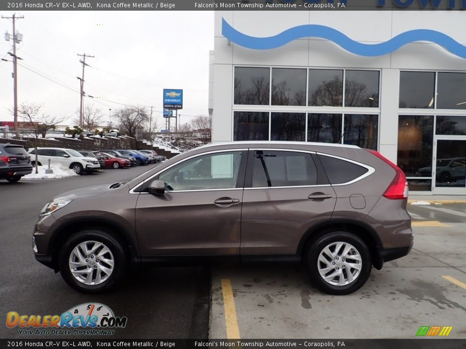 Kona Coffee Metallic 2016 Honda CR-V EX-L AWD Photo #2