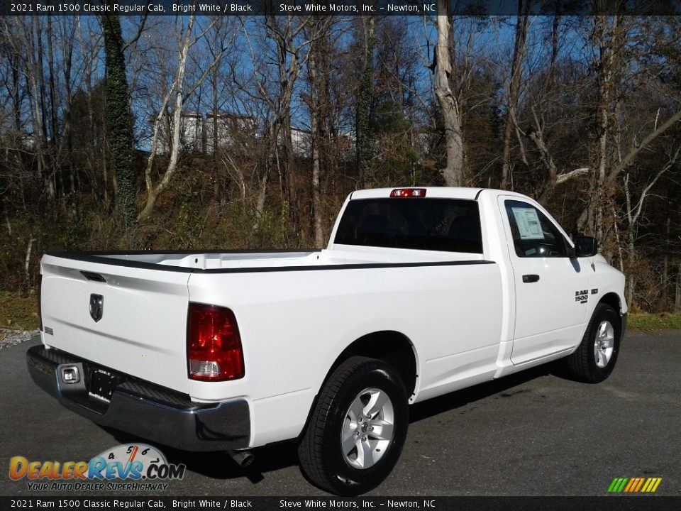 2021 Ram 1500 Classic Regular Cab Bright White / Black Photo #6