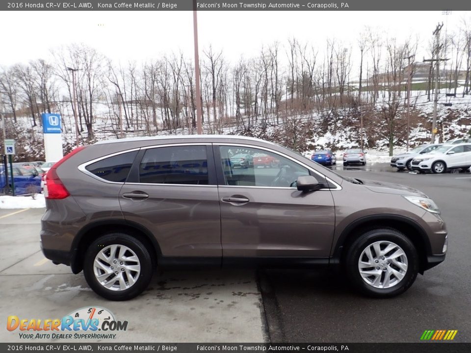 Kona Coffee Metallic 2016 Honda CR-V EX-L AWD Photo #7