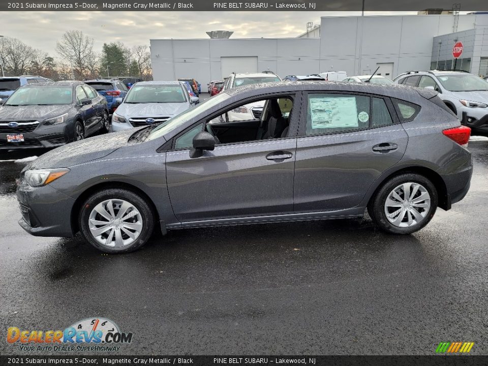 2021 Subaru Impreza 5-Door Magnetite Gray Metallic / Black Photo #4