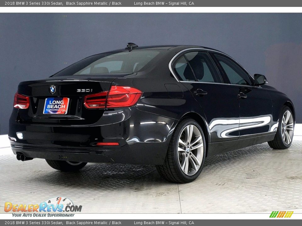 2018 BMW 3 Series 330i Sedan Black Sapphire Metallic / Black Photo #13