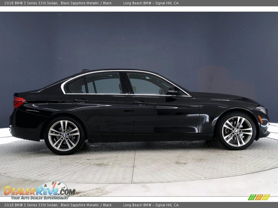 2018 BMW 3 Series 330i Sedan Black Sapphire Metallic / Black Photo #14