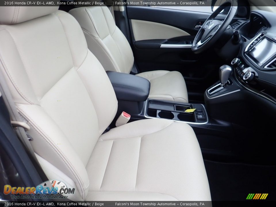Front Seat of 2016 Honda CR-V EX-L AWD Photo #11