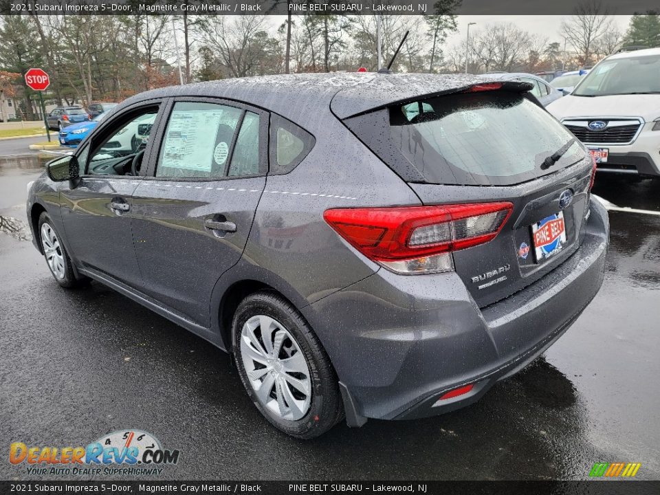 2021 Subaru Impreza 5-Door Magnetite Gray Metallic / Black Photo #6