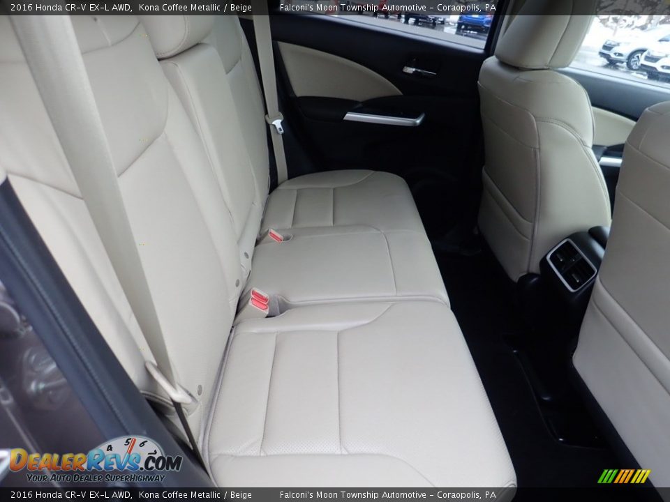 Rear Seat of 2016 Honda CR-V EX-L AWD Photo #14