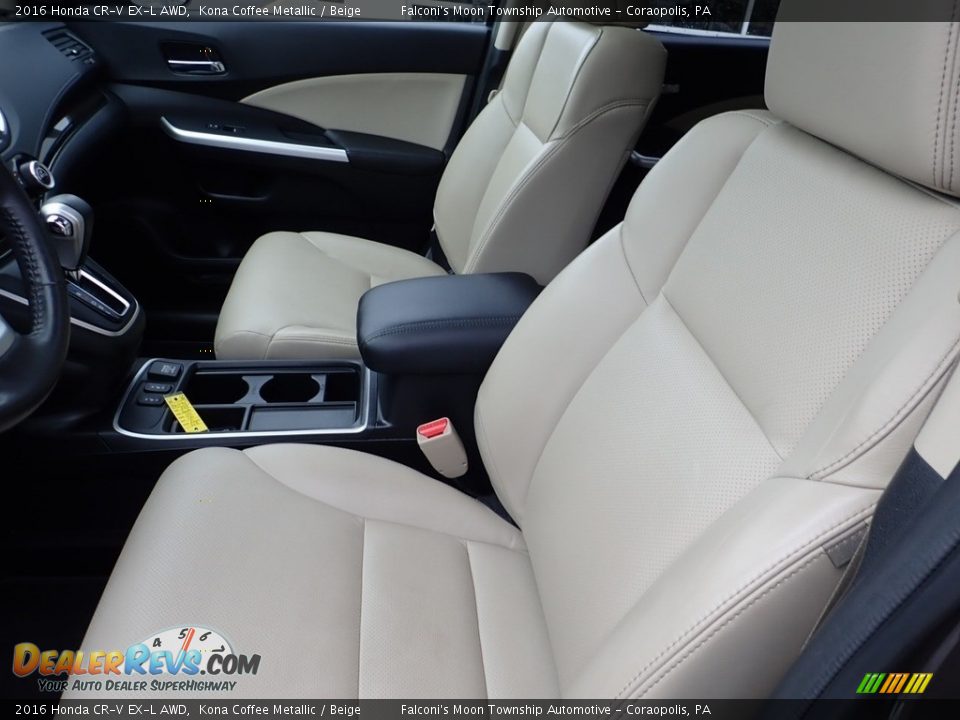 Front Seat of 2016 Honda CR-V EX-L AWD Photo #15
