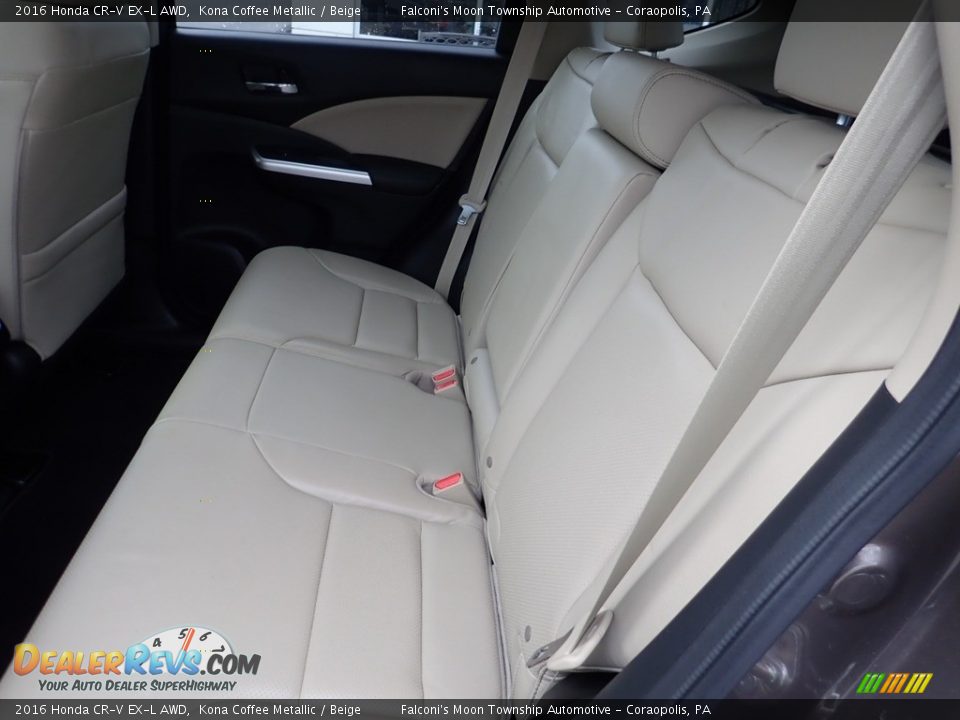 Rear Seat of 2016 Honda CR-V EX-L AWD Photo #16