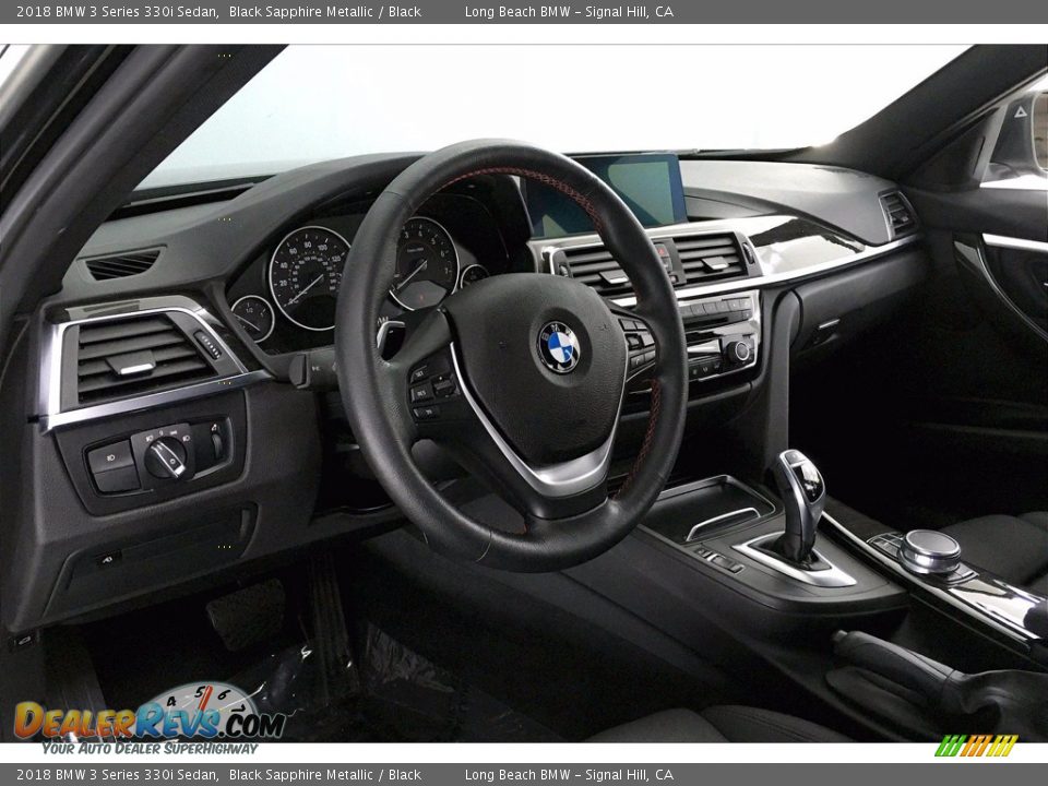 2018 BMW 3 Series 330i Sedan Black Sapphire Metallic / Black Photo #21