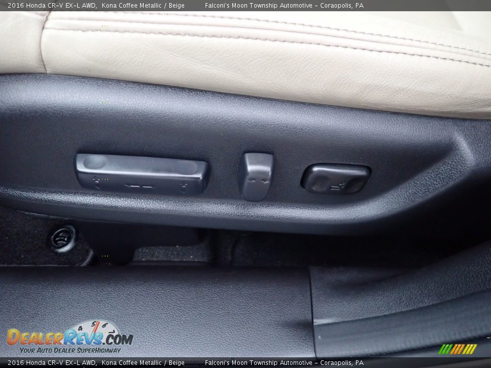 Front Seat of 2016 Honda CR-V EX-L AWD Photo #20
