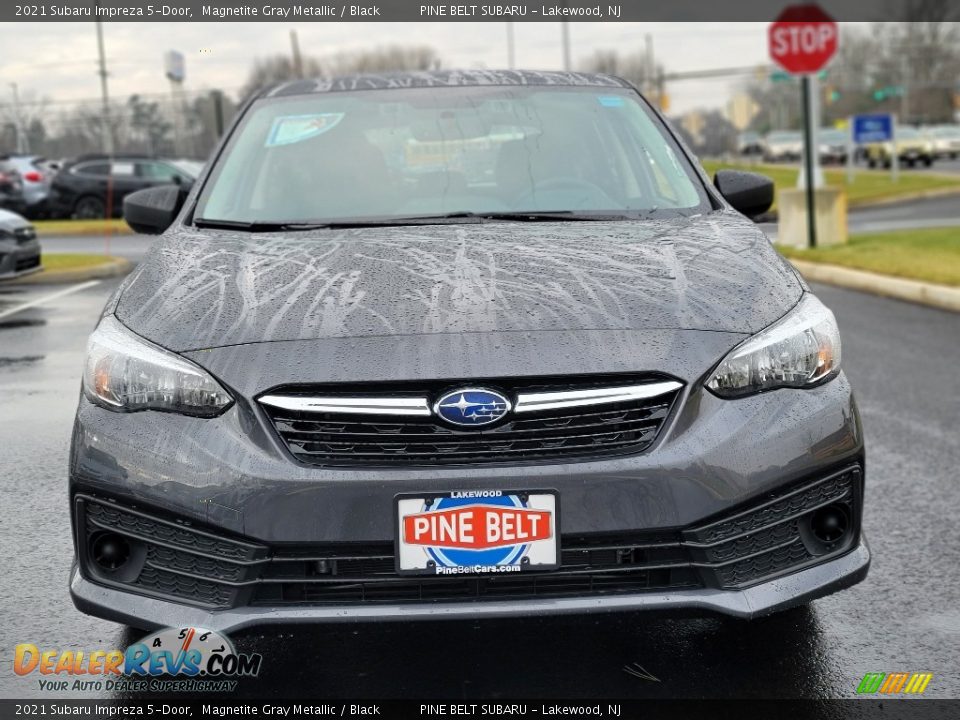 2021 Subaru Impreza 5-Door Magnetite Gray Metallic / Black Photo #3