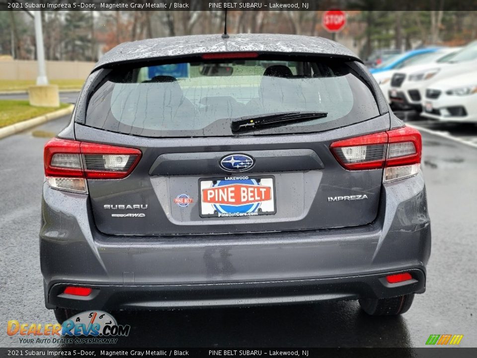 2021 Subaru Impreza 5-Door Magnetite Gray Metallic / Black Photo #7