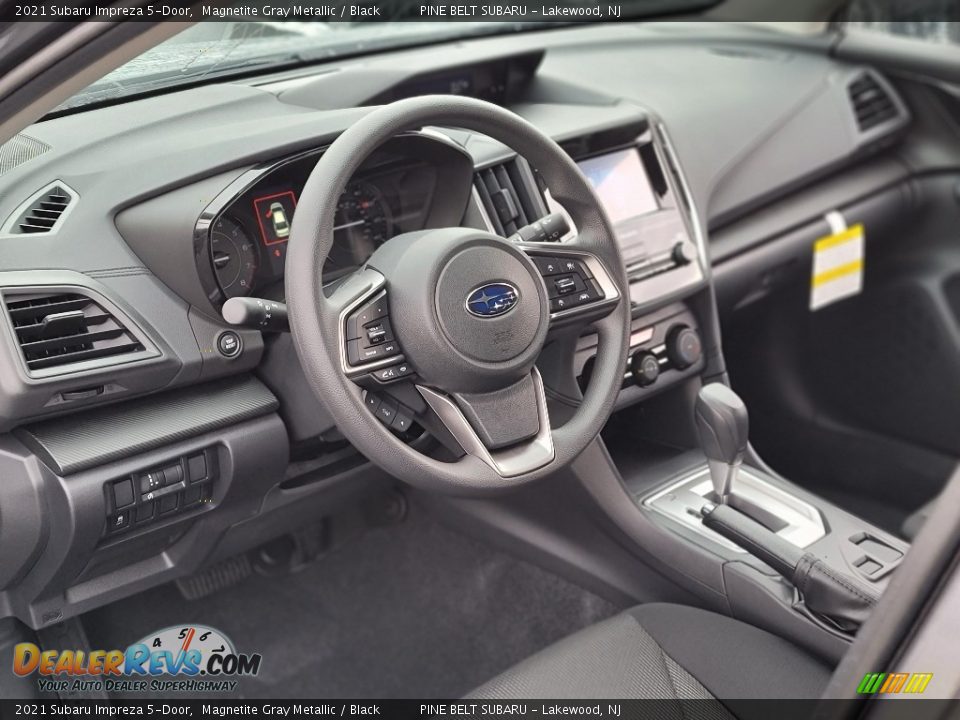 2021 Subaru Impreza 5-Door Magnetite Gray Metallic / Black Photo #12