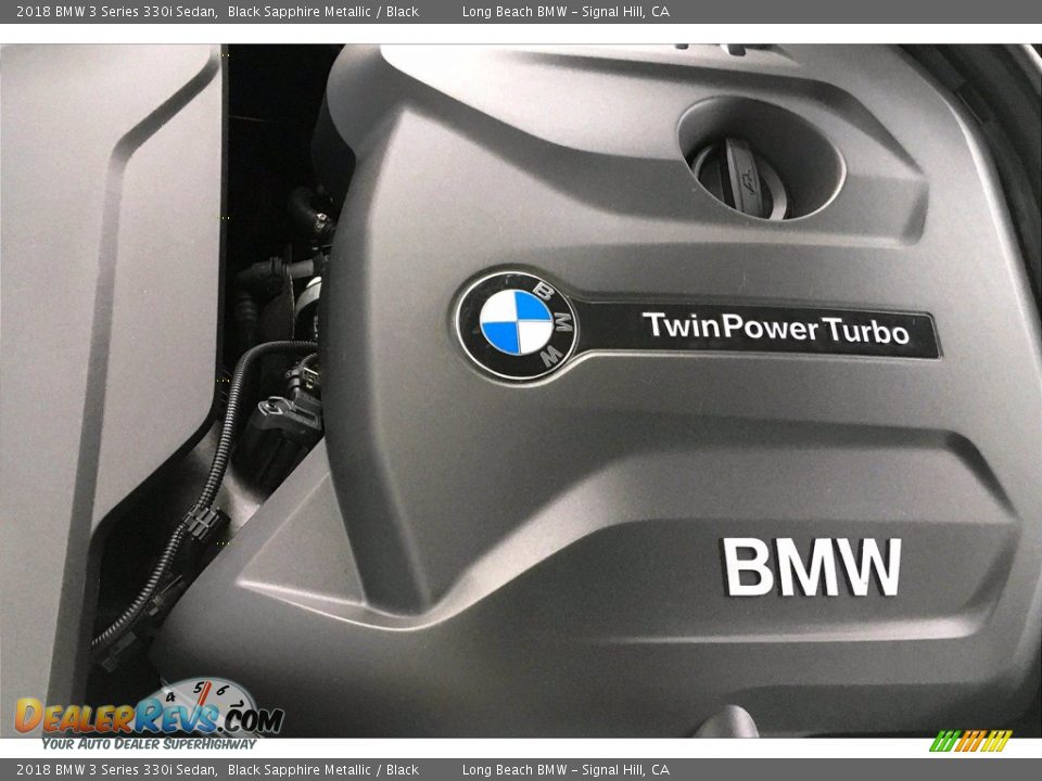 2018 BMW 3 Series 330i Sedan Black Sapphire Metallic / Black Photo #35