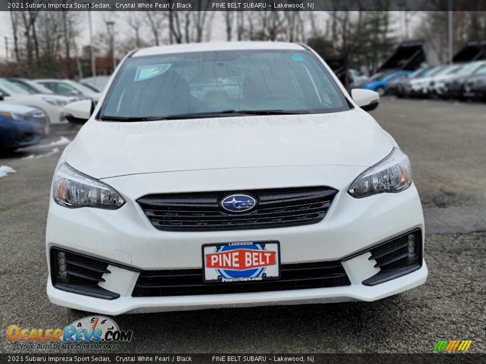 2021 Subaru Impreza Sport Sedan Crystal White Pearl / Black Photo #3